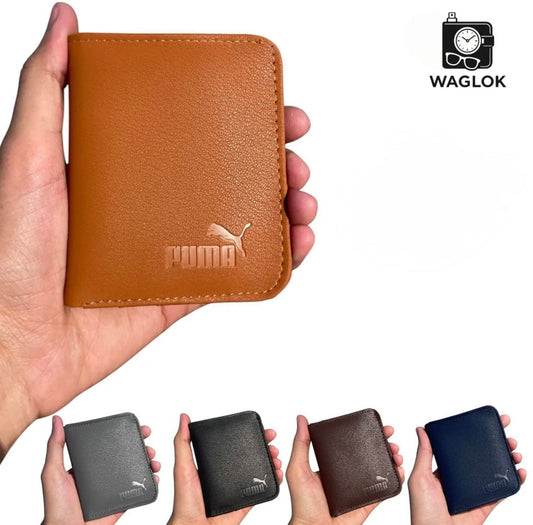Fashion Slim Wallet, Puma Soft Leather Card Holder, Best Quality Purse For Cash & Cards